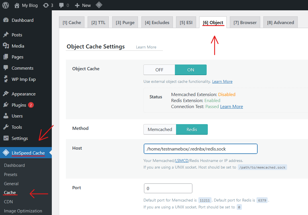 object cache hosting